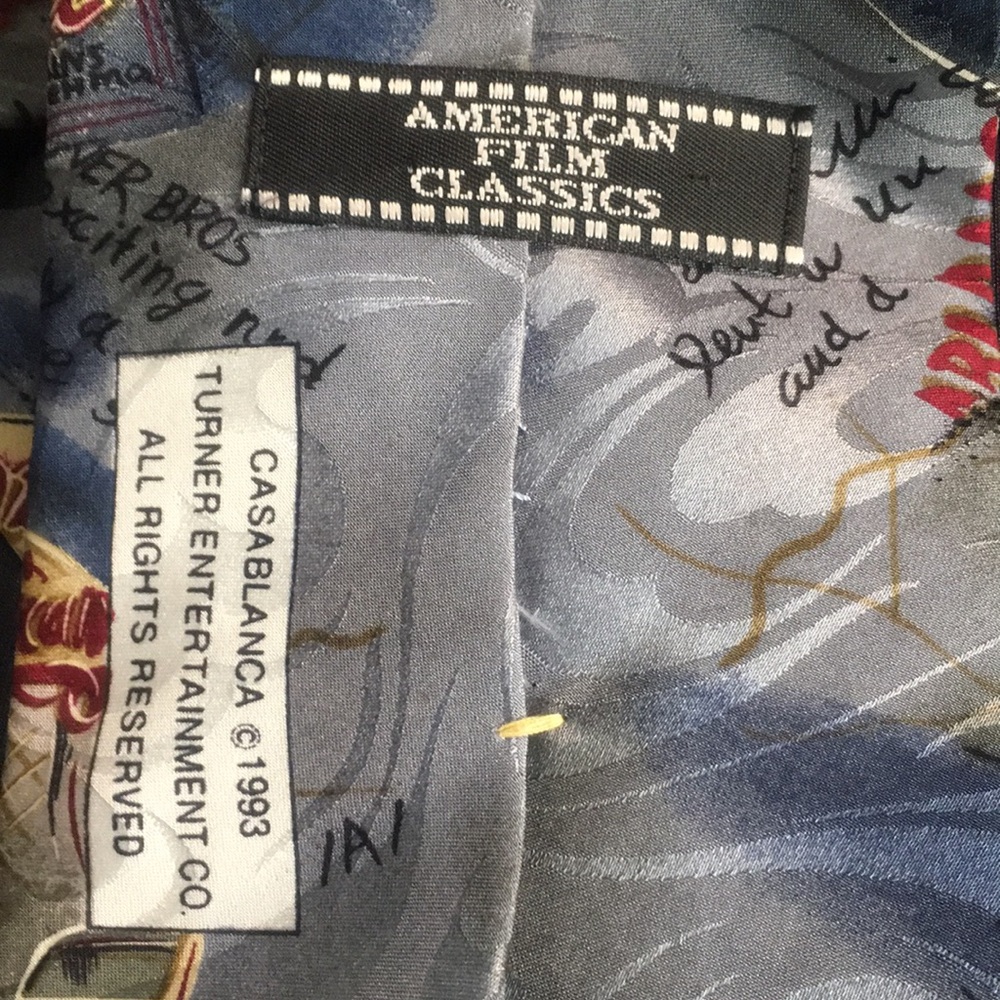1993 Turner Casablanca Men’s Tie - Picture 4 of 4